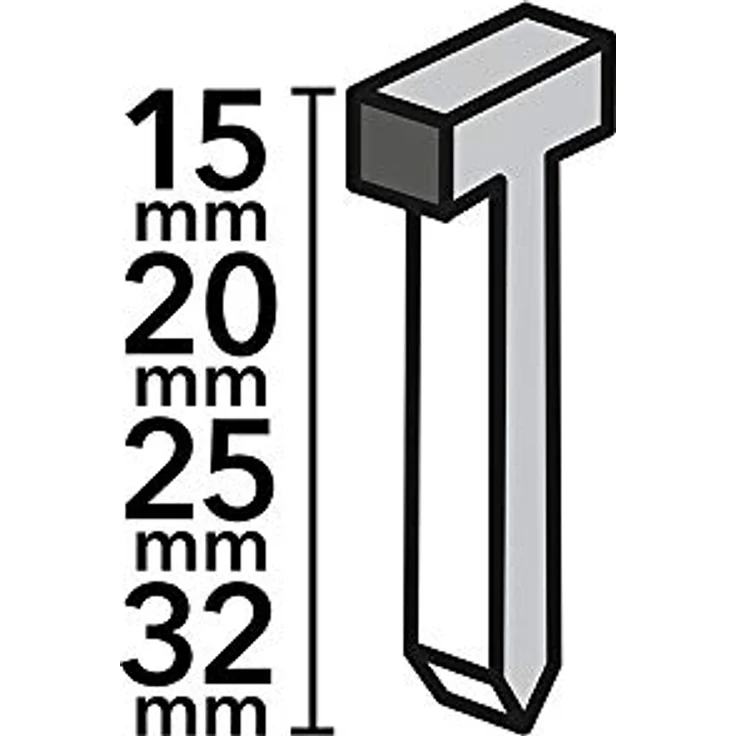 TROTEC Tackernagel-Set Typ 47, 15-32 mm Länge (3000 Stück) – Bild 3