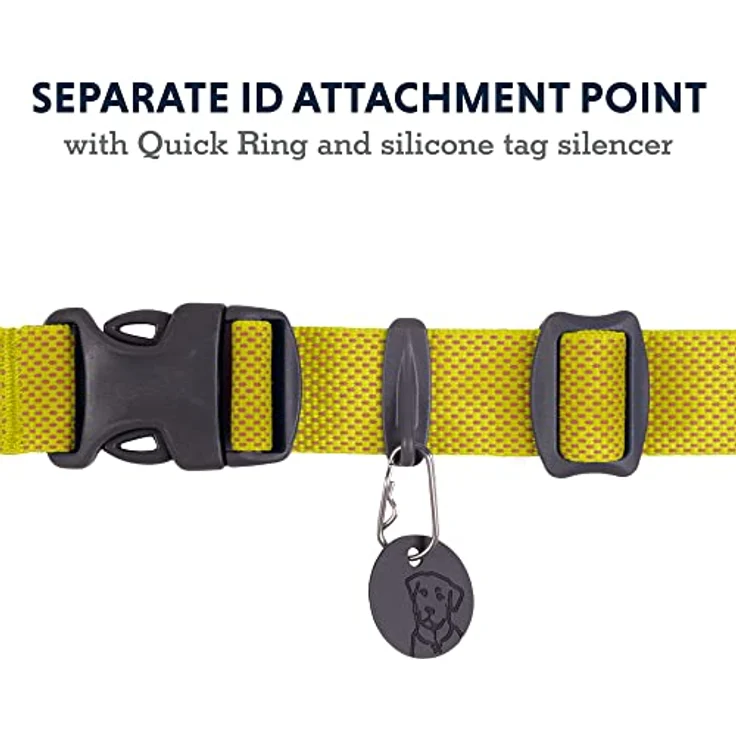 Ruffwear Hundehalsband Hi & Light Lichen Green, Leichtes Halsband mit seitlichem Klickverschluss – Bild 6