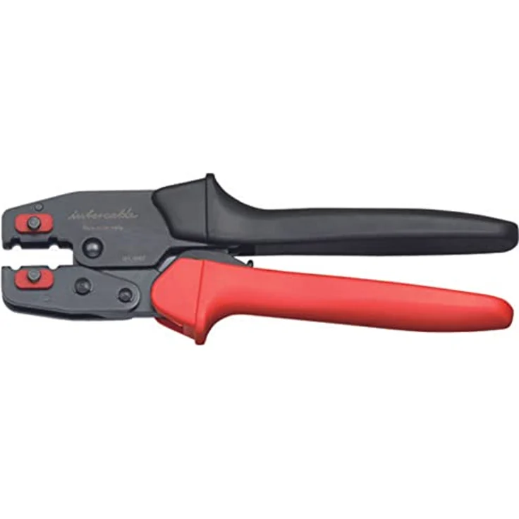 Intercable Quetschverbinderzange MPU, 220 mm mit ergonomischen Handgriffen und Sperrvorrichtung – Bild 2