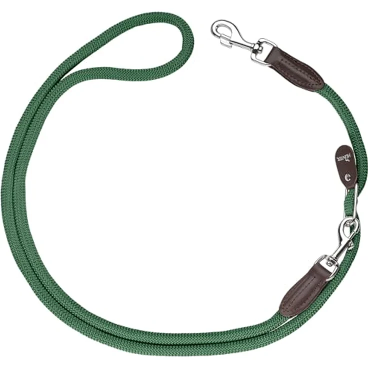 HUNTER Vario-Leine Freestyle dunkelgrün, verstellbare Führleine 10/200 – Bild 2