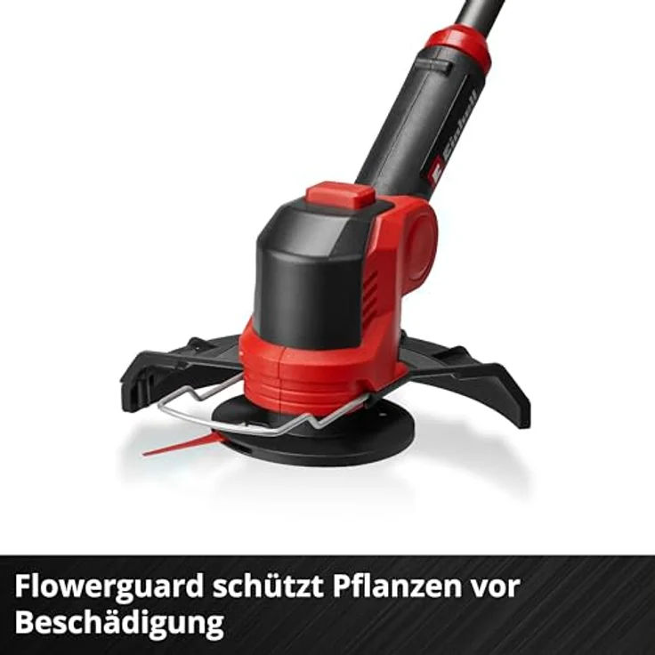 Einhell Akku-Rasentrimmer GE-CT 18/25-1 Li-Solo, 25 cm Arbeitsbreite, Messer- und Fadenbetrieb, ohne Akku und Ladegerät, verstellbare Handhabung – Bild 10