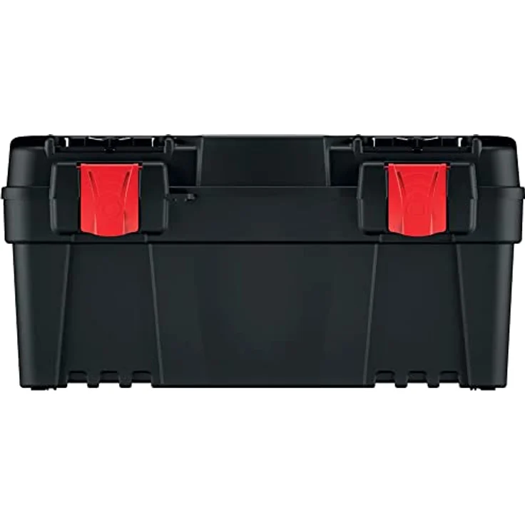 Werkzeugkasten Werkzeugkoffer mit integrierter Werkzeugtrage für Werkstatt Garage ABS-Klemmverschlüsse Kunststoff (550 x 267 x 270 mm) – Bild 5