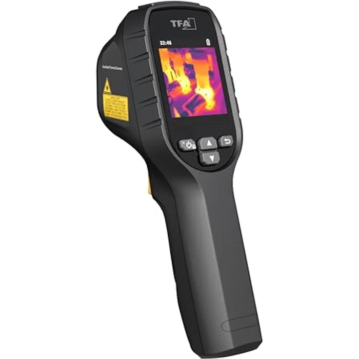 TFA VisualTemp 31.1144.01, Wärmebildkamera für Temperaturmessungen, IP54, kompakt und leicht, 290 g – Bild 4