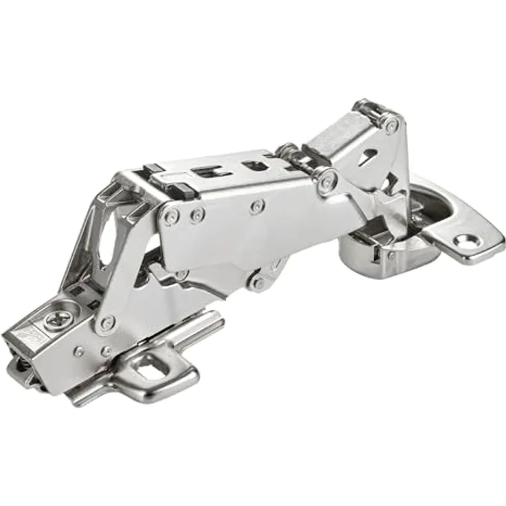 SOTECH Weitwinkelscharnier 165° Sensys 8657i Eckanschlag (vorliegend) Null-Einsprung, Soft-Close und Schließautomatik, Schnellmontage inkl. Montageplatte Höhe 0 mm