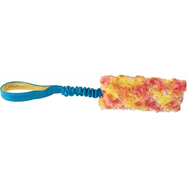 Trixie Bungee Fun, Tierspielzeug Plüsch/Stoff mit Ruckdämpfer, blau – Bild 2