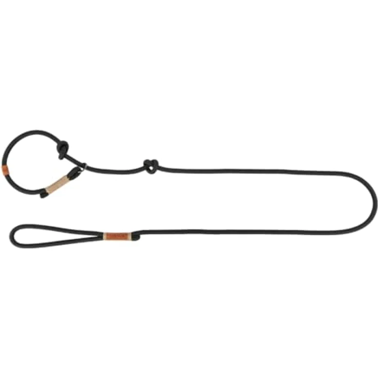 TRIXIE Hundeleine BE Nordic Retrieverleine S–M, 1,70 m Stuffenlos verstellbar in schwarz/Sand - Hundeleine mit Zugstopp ideal als Trainingsleine - für kleine bis mittelgroße Hunde - 17245 – Bild 1