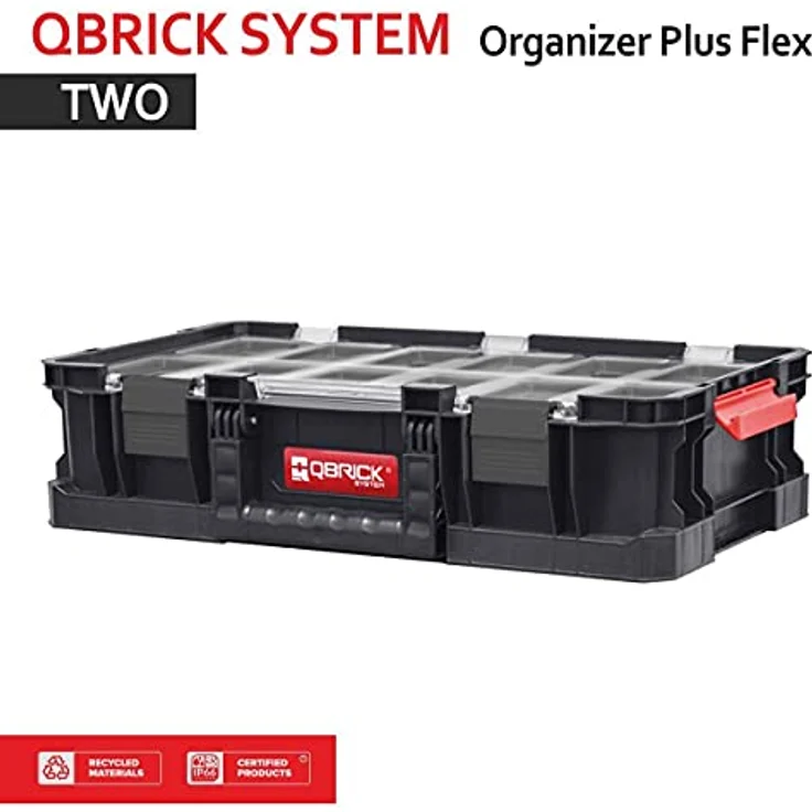 Qbrick System TWO Organizer Plus Flex Robust Werkzeugkästen Satz (1 x Organizer) – Bild 2