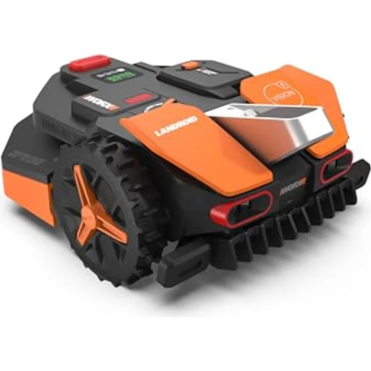 WORX Landroid Vision S250 Mähroboter WR202E, AI Rasenmäher ohne Begrenzungskabel, WLAN & Bluetooth, aktive Hindernisvermeidung, für Gärten bis 250 m² – Bild 1