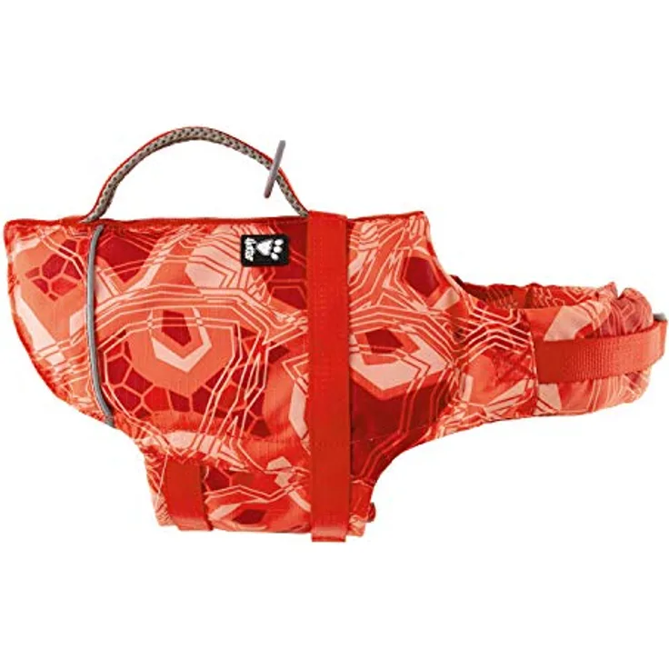 Hurtta Life Savior ECO coral camo 0-5kg (XS, Hundeschwimmweste), Hundebekleidung