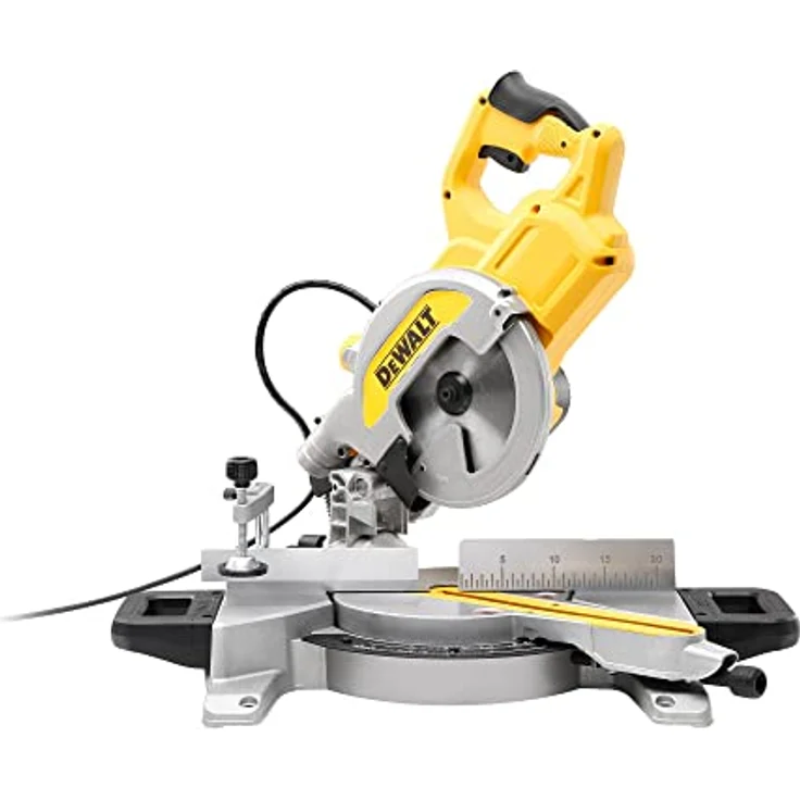 DeWalt Paneelsäge- Kreissäge (1800 Watt, verschiebbarer Werkstückanschlag, XPS-Schnittlinienanzeige, Posaunenauszug mit SKF Gleit- und Kugellagern, Spindelarretierung) DWS777 – Bild 2