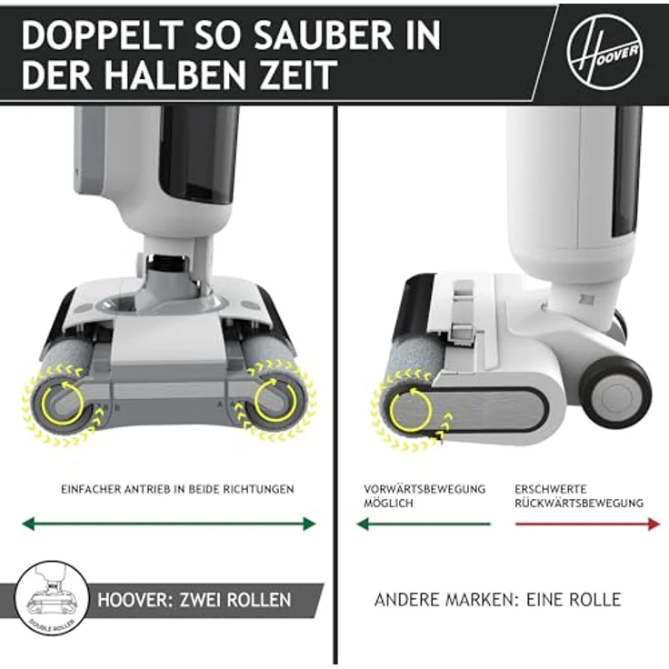 Hoover Nass-Trocken-Sauger Hoover HW5 Nass-Trockensauger mit selbstfahrendem System und automatischer Leistungsanpassung - Preisvergleich – Bild 4