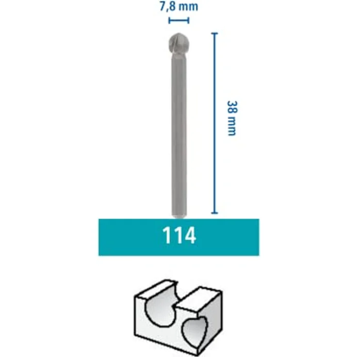 Dremel Fräsmesser Arbeits-Ø: 7,8 mm – Bild 2