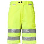 Warnschutz Shorts uni gelb Größe XXXL