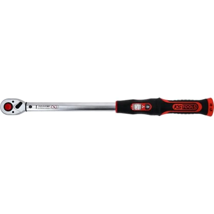 KS Tools INFINITOOL Ratschen-Drehmomentschlüssel 1/2", präziser Drehmomentbereich 20-200 Nm, inklusive Kalibrier-Konformitätserklärung, im stabilen Kunststoffkoffer – Bild 4