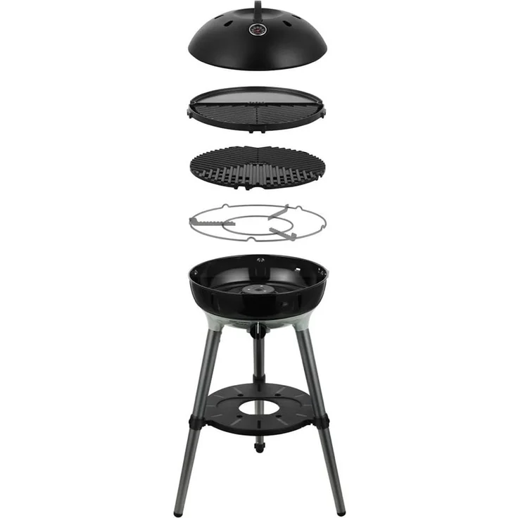 Cadac Carri Chef 40, BBQ/Grill2Braai Combo, 50mbar, Gasgrill Campinggrill, ø 39 cm, 59,8 x 40,7 x 86 cm – Bild 2