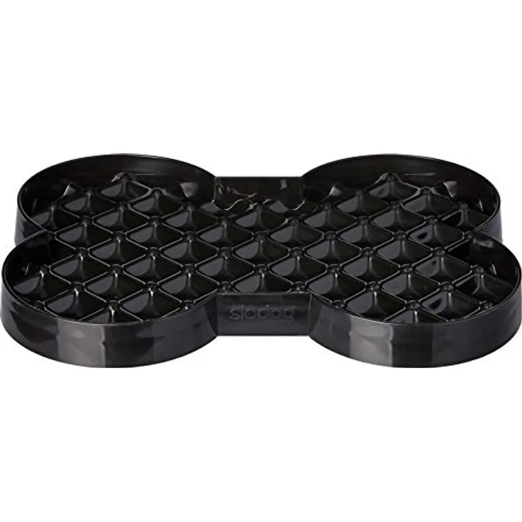 Lickimat - Futternapf für langsames Fressen, Schwarz, 35 x 26 x 3 cm – (645.5404)