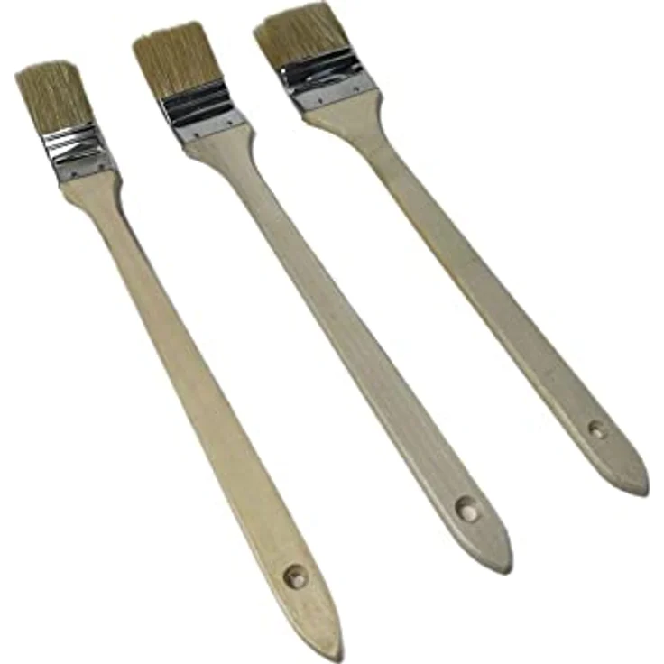 Vago-Tools Malerpinsel Eckpinsel Heizkörperpinsel 36-tlg. Set, Flachpinsel 38mm/50mm/63mm, je 12 Stück – Bild 1