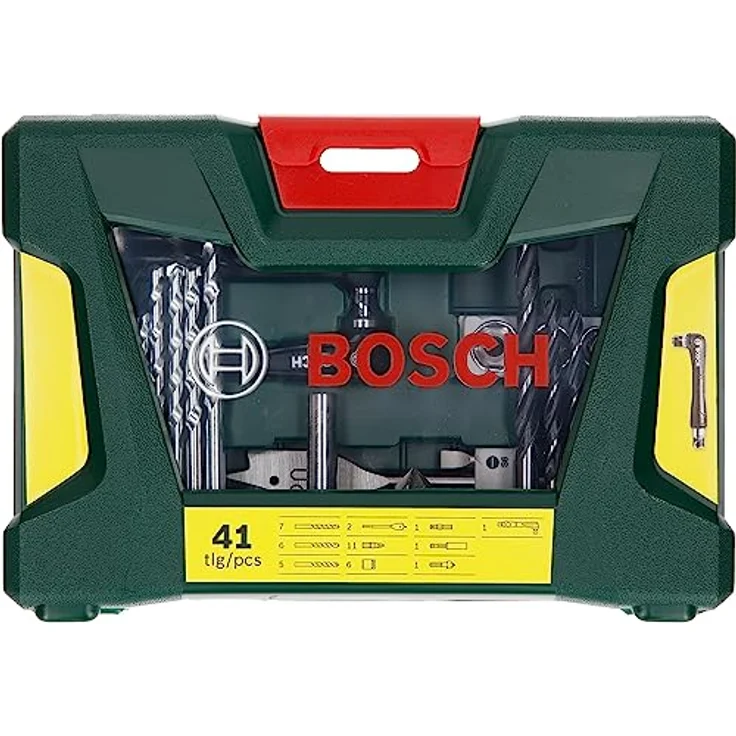 Bosch V-Line Bohrer- und Bit-Set, 41-teilig, mit Winkelschrauber (2607017316) – Bild 2
