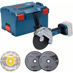 Bosch Professional, Winkelschleifer, GWS 18V-180 P L-BOXX (180 mm)