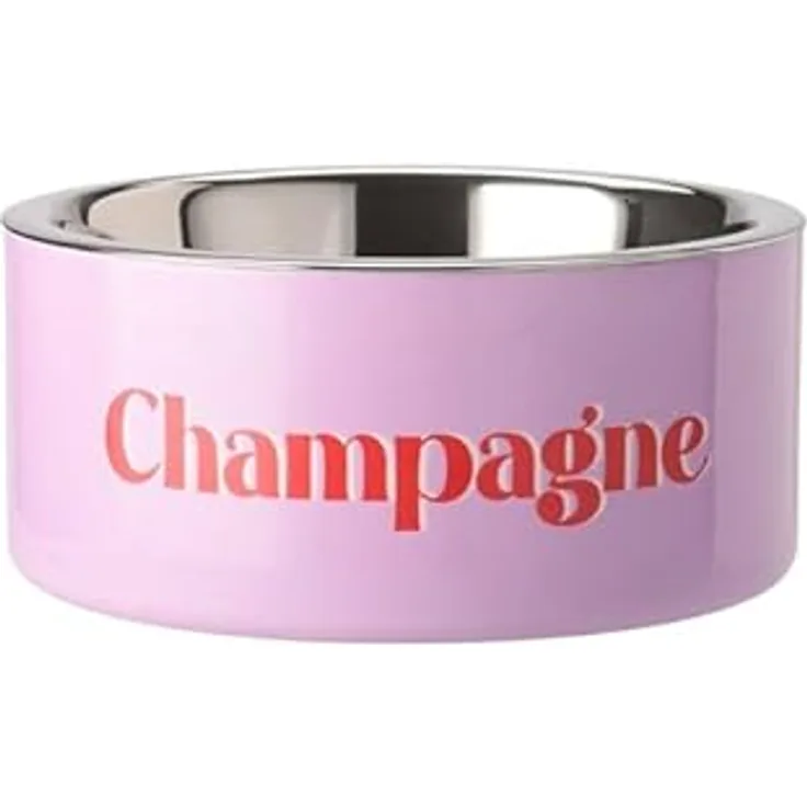 Giftcompany Futternapf Love Pets, Gr. M, Champagne, Eisen 20x9x20 cm, hellrosa