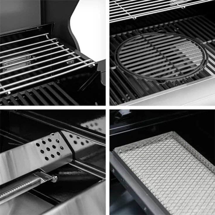 Feuergott Gas-Grillstation Hektor 3B-S mit 3 Hochleistungsbrennern und integriertem Seitenbrenner, inkl. Abdeckhaube – Bild 9