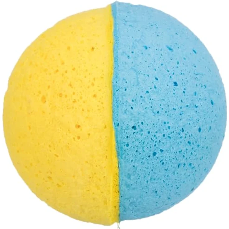 TRIXIE weicher Schaumstoff-Gummi-Ball, ø 3,5 cm, 4 Stück, bunt, Tierspielzeuge – Bild 5