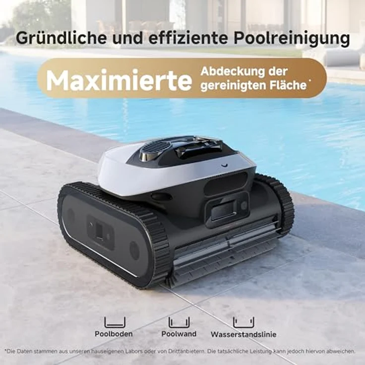 Dreame Poolroboter Z1, Hightech-Poolerkennung & Pfadplanung, hohe Saugleistung, für Pools bis 180 – Bild 2