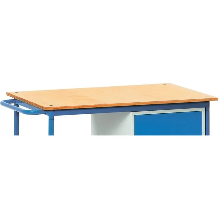 Fetra Arbeitsplatte aus Buchensperrholz für Werkstattwagen, 1150 x 750 mm, starker 22 mm Aufbau, belastbar bis 600 kg