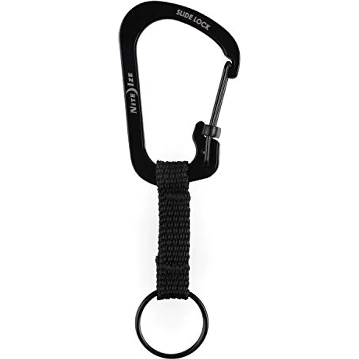 NITE Ize Schluessel-Karabiner NI-CSLW3-01-R6 Keyring Gr.3 Schwarz 1St. – Bild 2