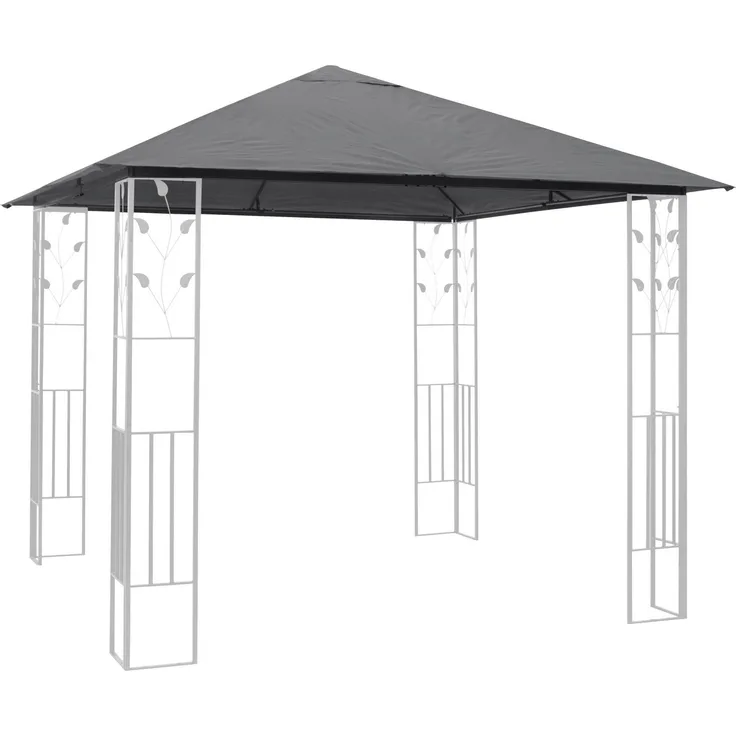 KONIFERA Pavillon-Ersatzdach »Athen«, 180 g/m², graues Polyesterdach für 300x300 cm Pavillon