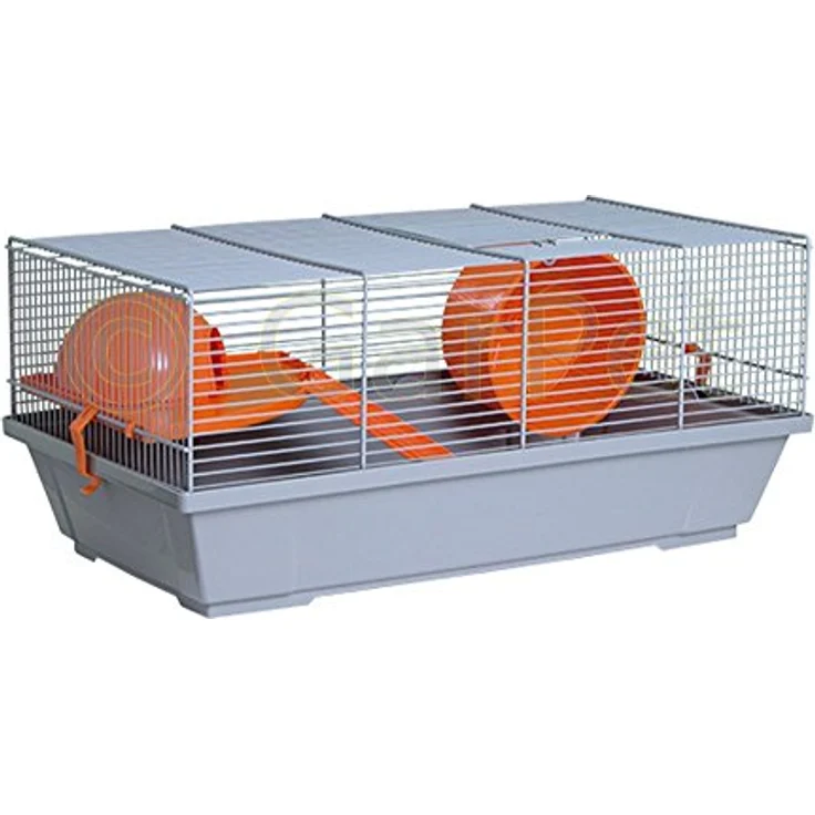 GarPet Mäusekäfig Hamsterkäfig Nagerkäfig Schlafhaus Laufrad Etage Rampe – Bild 4