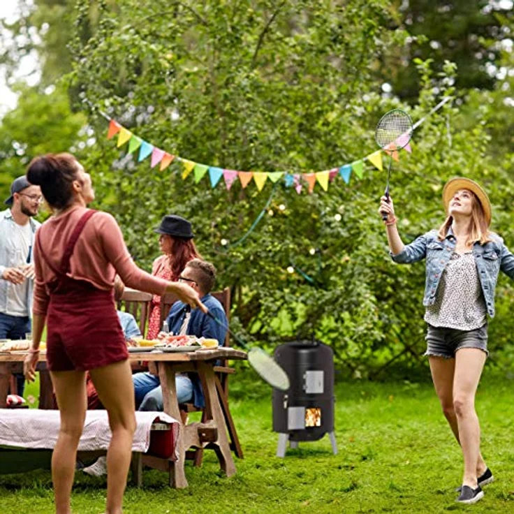 relaxdays Smoker Räuchertonne – Bild 3