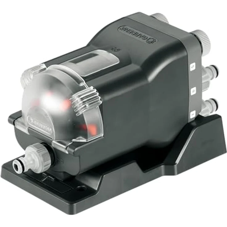 GARDENA Wasserverteiler automatic: 6-Wege-Verteiler, einfache Bedienung, platzsparend, flexibel einsetzbar, ideal auch für niedrigen Wasserdruck, Gewinde 3-4 Außengewinde (1197-20) Bewässerungszubehör – Bild 5