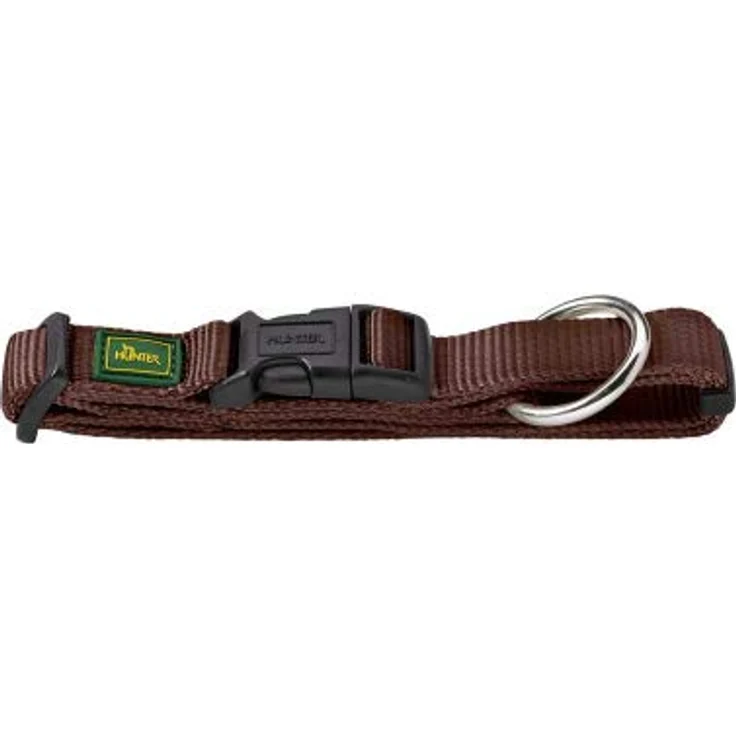 HUNTER Hundehalsung Vario Plus, Nylon, mit Zugentlastung, mit Klickverschluss, L, 40-63 cm, Breite 2,5 cm, orange – Bild 4