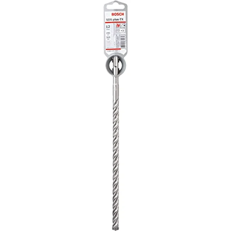 Bosch Professional Hammerbohrer SDS Plus-7X (für Beton und Mauerwerk, 12 x 250 x 315 mm, Zubehör Bohrhammer) – Bild 2