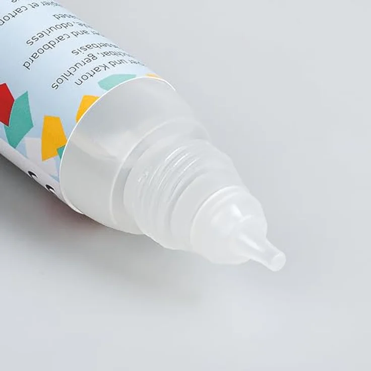 BRUNNEN Bastelkleber 30,0 ml, transparent, mit zwei Spitzen für präzises Kleben – Bild 4