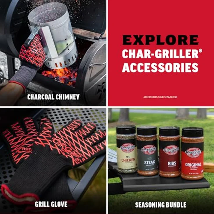 Kamado Joe Char-Griller Kettle 57 cm, Holzkohlegrill mit porzellanbeschichtetem Deckel und EasyDump™ Aschewanne – Bild 6