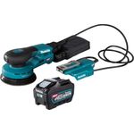 Makita Exzenterschleifer BO 003 CGT1 40 V max. 125 mm 3,0 mm Hub Brushless + 1x Akku 5,0 Ah