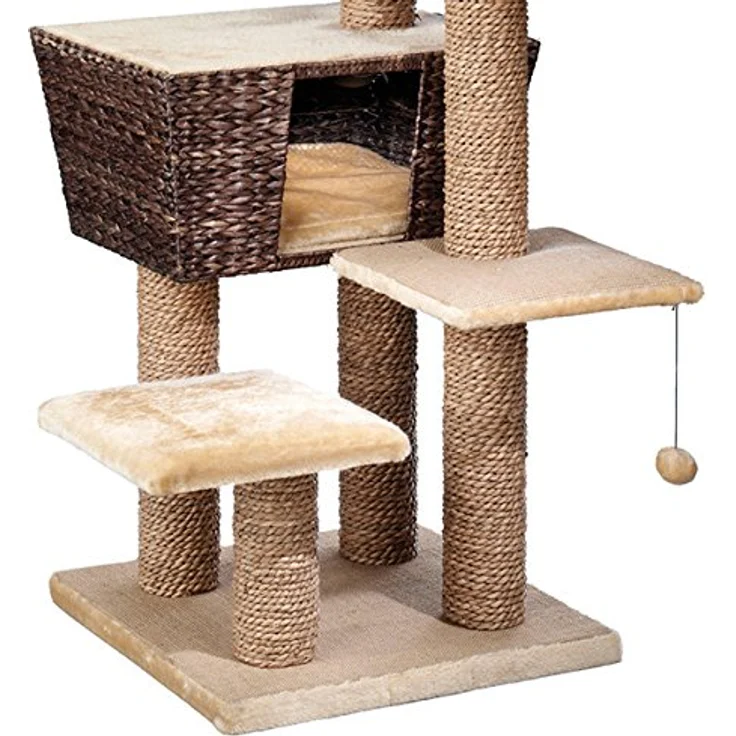 Europet Bernina 431-405574 Trend Katzenkratzbaum Curacao, 48 x 48 x 141 cm – Bild 3