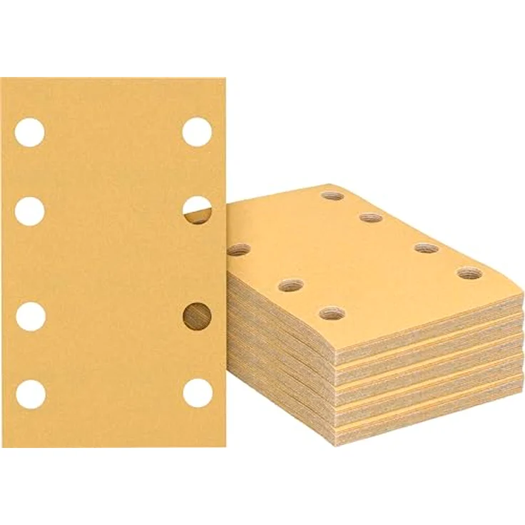 Bosch EXPERT C470 Schleifpapier-Set, 50 Stück, Ø 80x133 mm, Körnung 10 x 60/80/120/180/240, 8 Löcher, für hocheffizientes Schleifen von Holzoberflächen – Bild 1