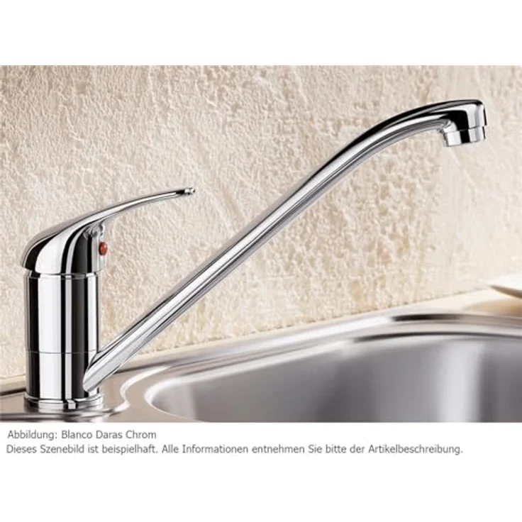 Blanco Daras chrom HD, Armatur mit Hochglanz-Oberfläche und langlebigem Design – Bild 2