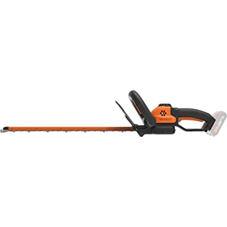 WORX WG264E.9 Akku-Heckenschere 20V - effizienter & präziser Schnitt durch hochwertige Doppel Klinge - 56 cm Schwertlänge - Messerspitzenschutz - PowerShare kompatibel - ohne Akku & Ladegerät – Bild 2