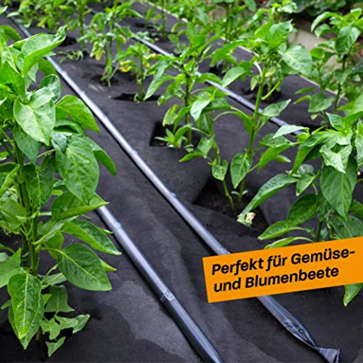 ILP GmbH Hinrichs 50m Gartenvlies Unkrautvlies Wasserdurchlässig 50m – Bild 5