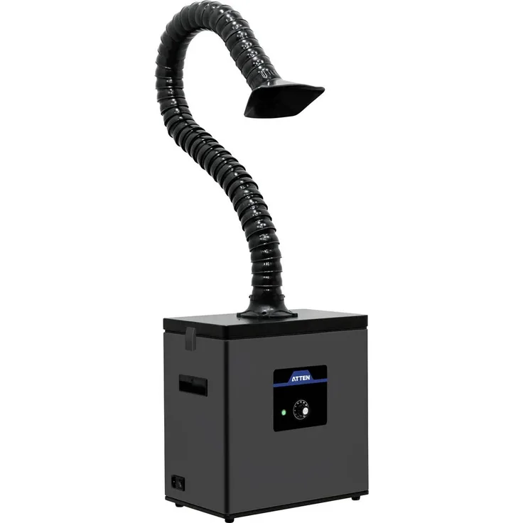 Atten ST-1101 Lötrauchabsaugung 230 V/AC, 160W, 240 m³/h, hocheffiziente 3-Schicht-Filtration, geräuscharmer Betrieb mit LCD-Display