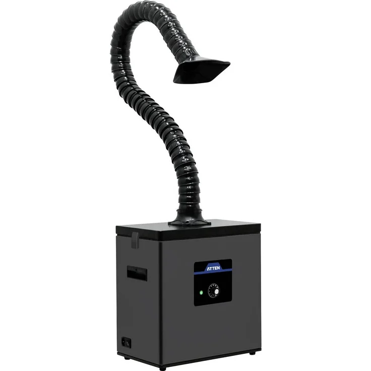 Atten ST-1101 Lötrauchabsaugung 230 V/AC, 160W, 240 m³/h, hocheffiziente 3-Schicht-Filtration, geräuscharmer Betrieb mit LCD-Display