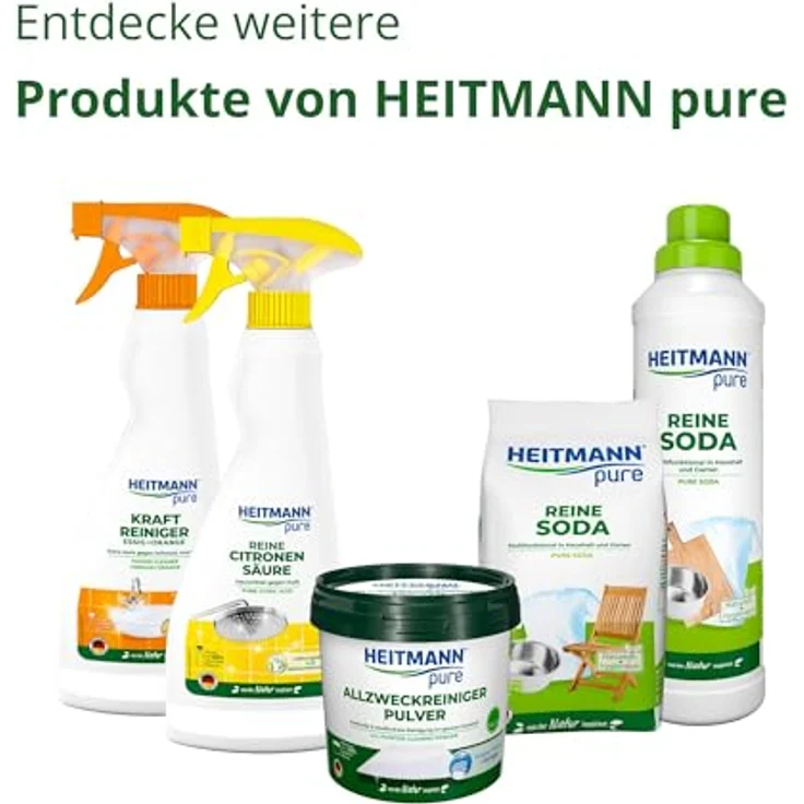 HEITMANN Kraft-Reiniger Essig+Orange, 500ml, entfernt Schmutz und Kalk für Bad und Küche – Bild 6