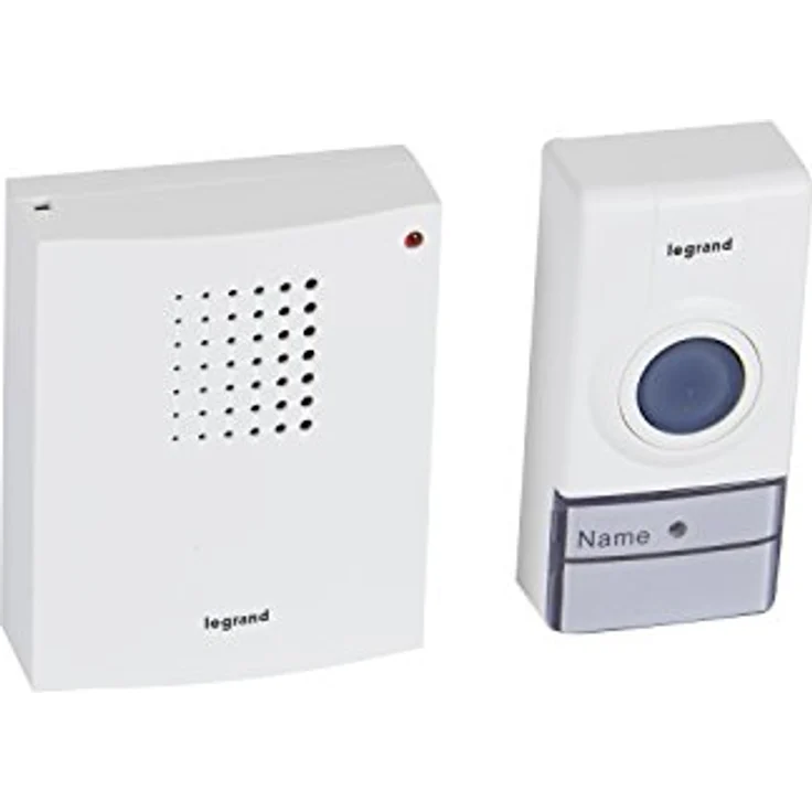 Legrand, Funkklingel-Set schnurlos mit 50m Reichweite, 32 Melodien, Schutzart IP44, batteriebetriebene Klingel, 094250 – Bild 3