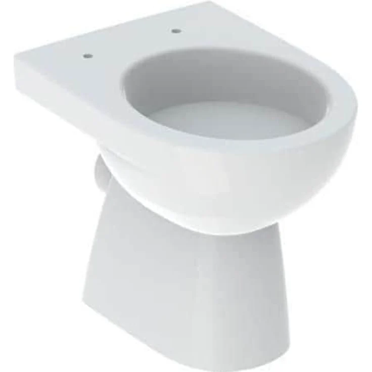Geberit Toilette + Bidet Stand-WC Renova Tiefspler mit Splrand weiß, 352 x 400 x 490 mm, Spülform tief, Spülvolumen 5l