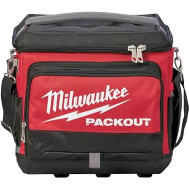 Milwaukee Packout Kühltasche Thermo Box Cooler 20Lt, bis 24H kalt, rot, mit Trageriemen und Seitentaschen – Bild 2