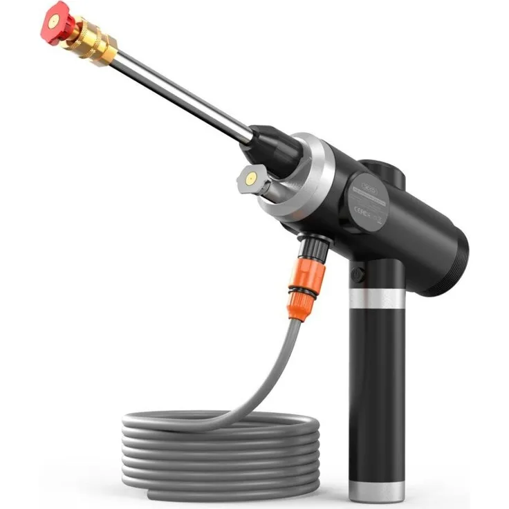 XO Wasserpistole CZ013 6000 mAH, kabellos, für Autowäsche, schwarz